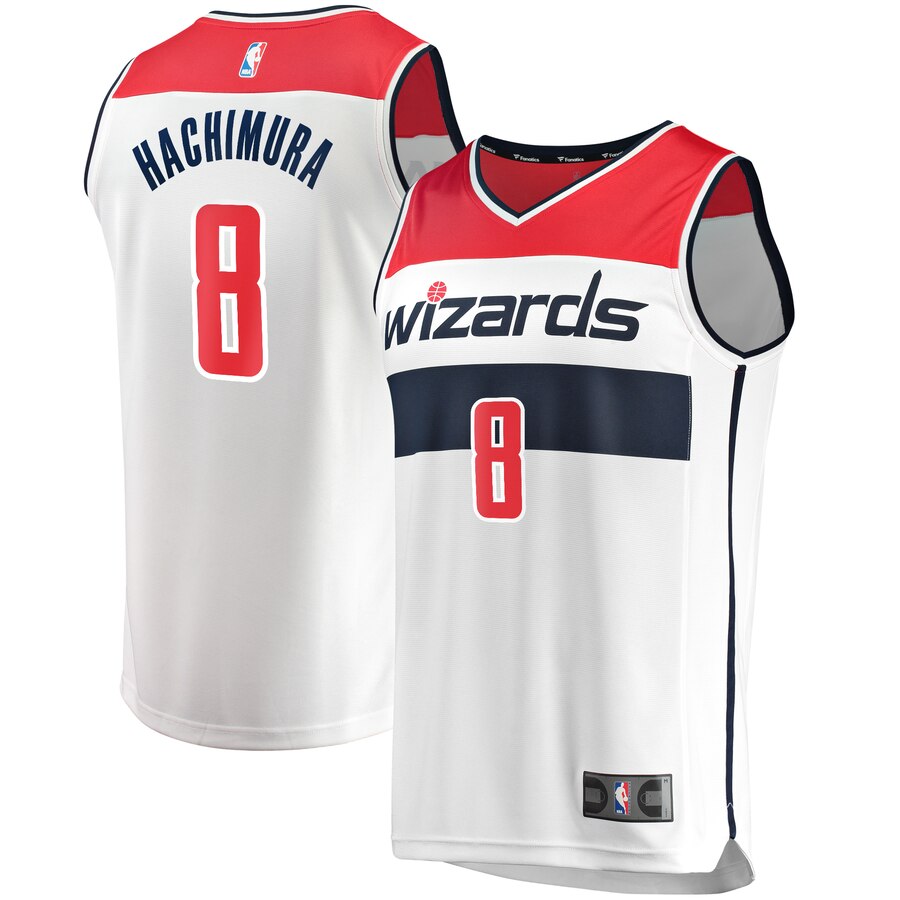 Rui Hachimura Washington Wizards Fanatics Branded Fast Break Replica Jersey White - Association Edition