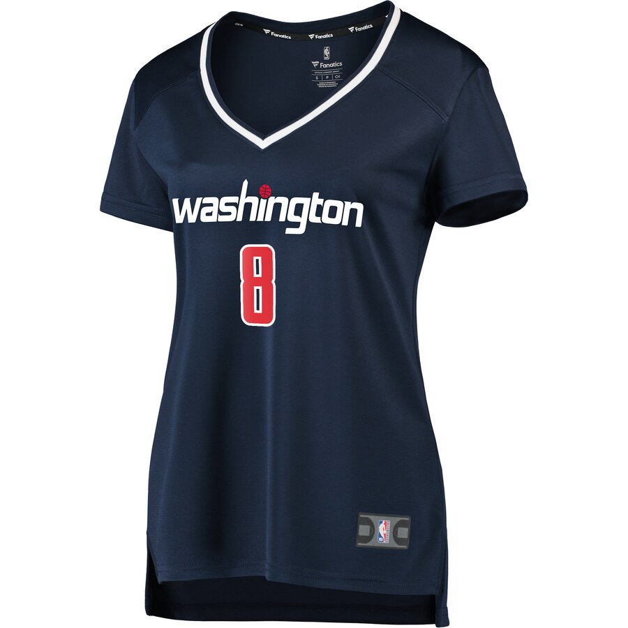 Alternative view of Rui Hachimura Washington Wizards Fanatics Branded Women’s Fast Break Replica Jersey Navy – Statement Edition