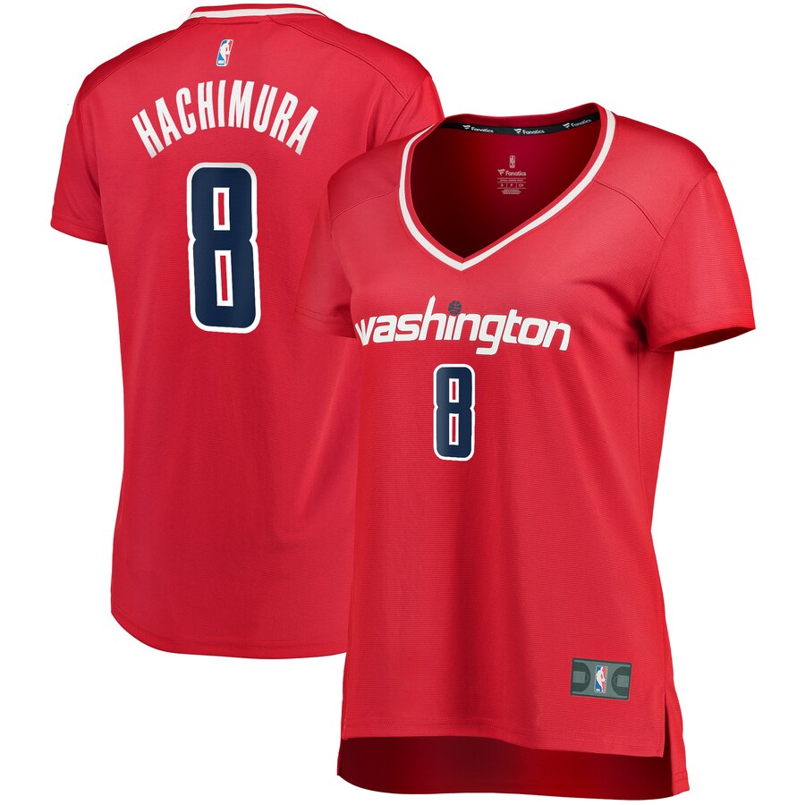 Rui Hachimura Washington Wizards Fanatics Branded Women's Fast Break Replica Jersey Red - Icon Edition