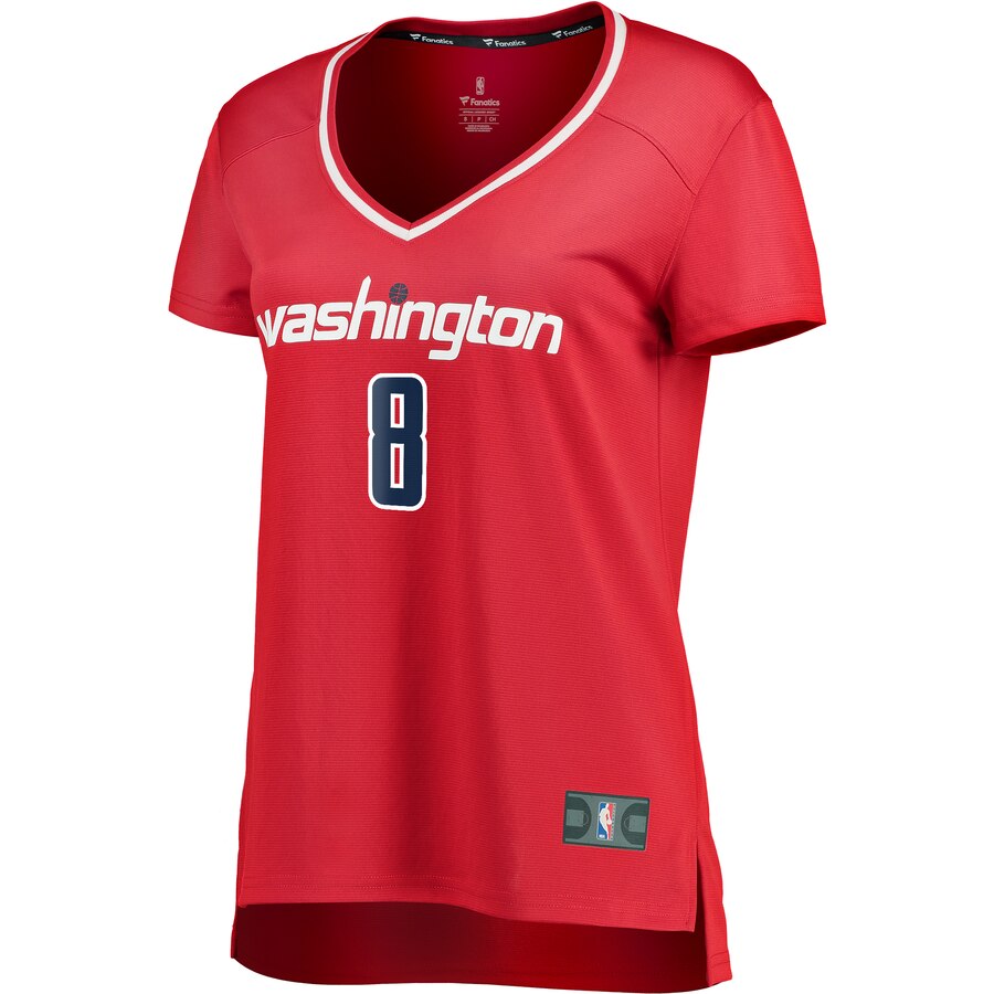 Alternative view of Rui Hachimura Washington Wizards Fanatics Branded Women's Fast Break Replica Jersey Red - Icon Edition