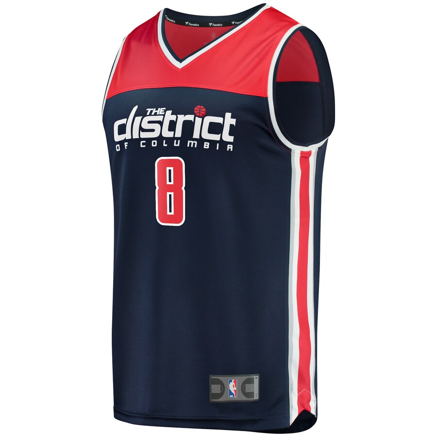 Alternative view of Rui Hachimura Washington Wizards Fanatics Branded Youth Fast Break Replica Player Team Jersey - Statement Edition - Navy