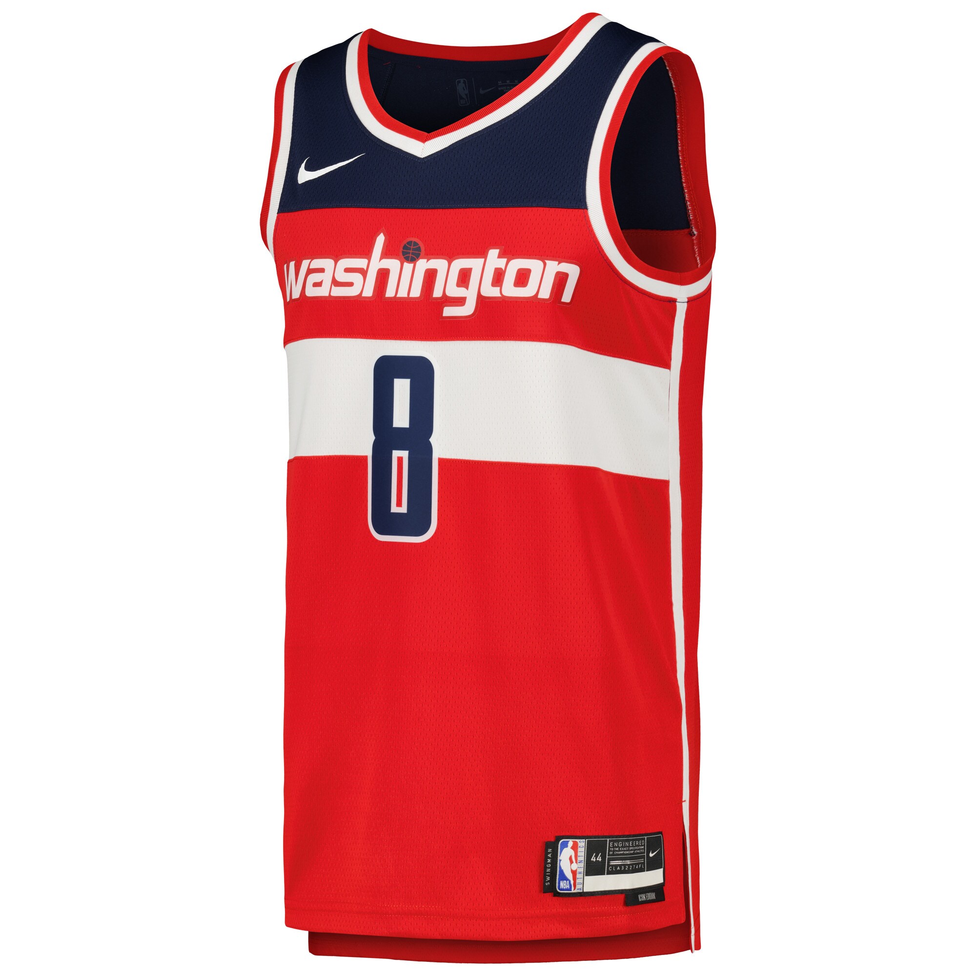 Alternative view of Rui Hachimura Washington Wizards Swingman Jersey – Red