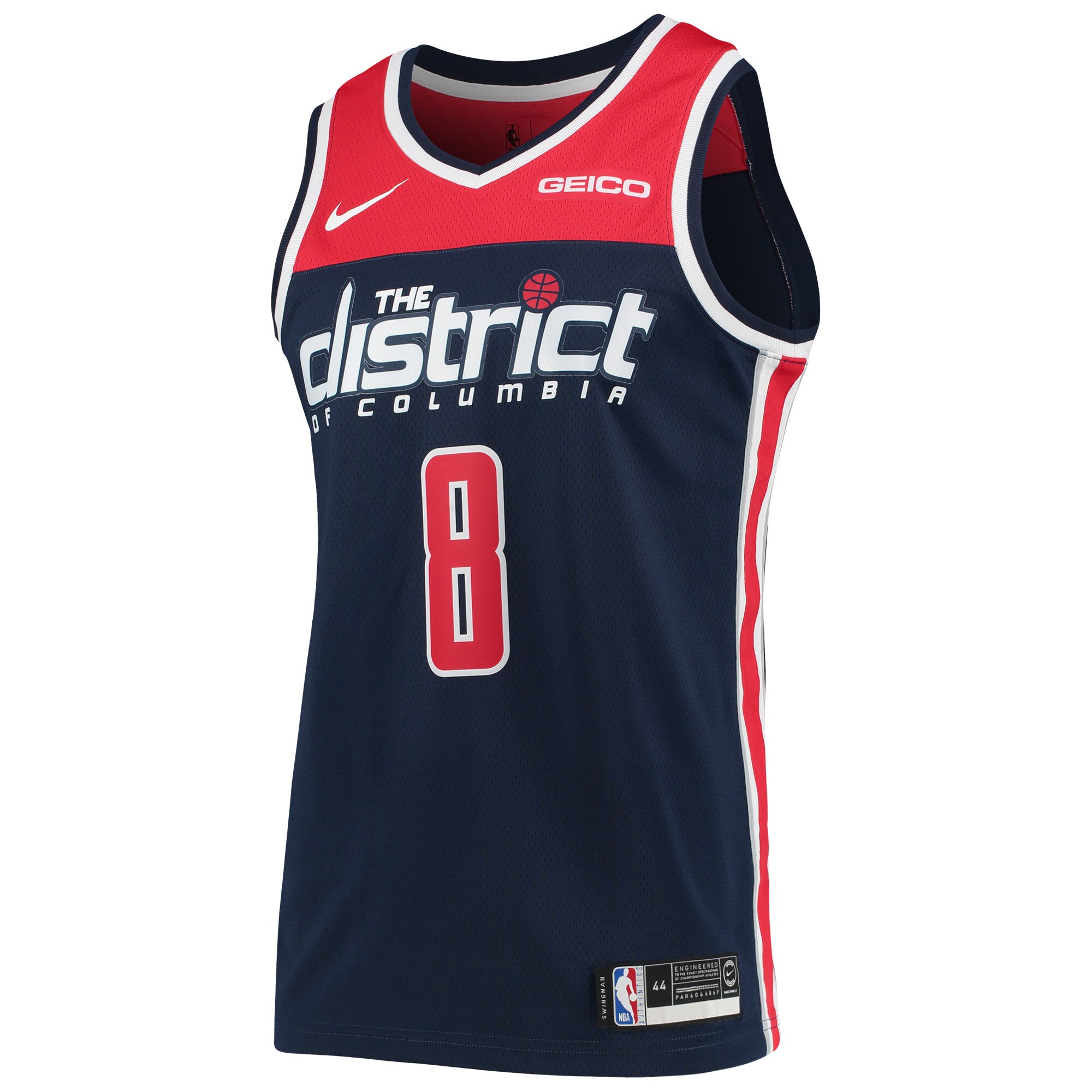 Alternative view of Rui Hachimura Washington Wizards Swingman Player Jersey - Icon Edition - Navy