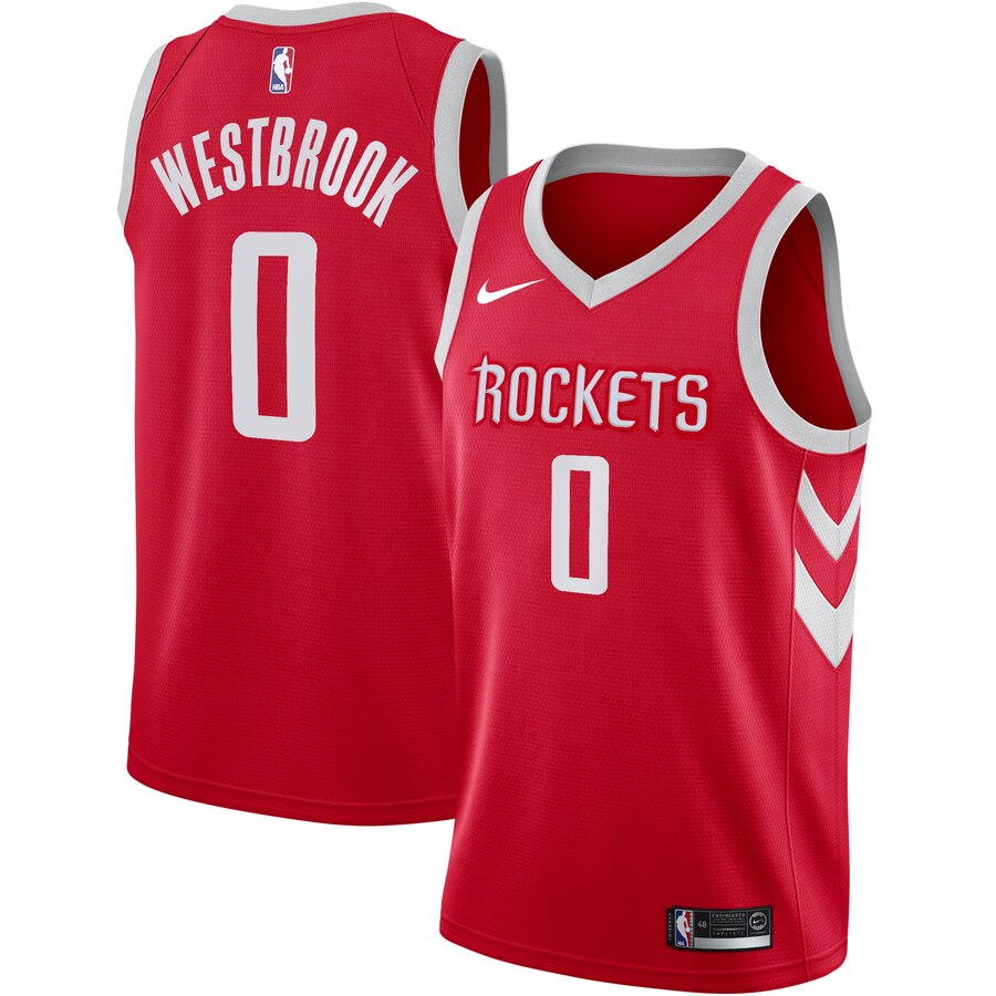 Russell Westbrook Houston Rockets 2018-19 Swingman Jersey Red - Icon Edition