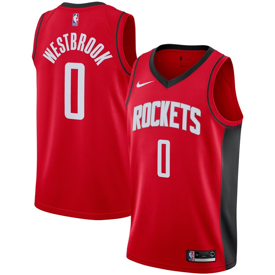 Russell Westbrook Houston Rockets 2019/2020 Swingman Jersey - Icon Edition - Red