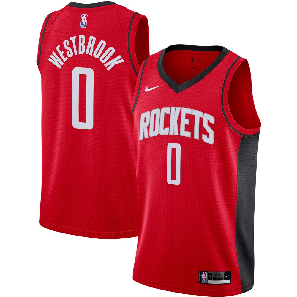 Russell Westbrook Houston Rockets 2020/21 Swingman Jersey Red - Icon Edition