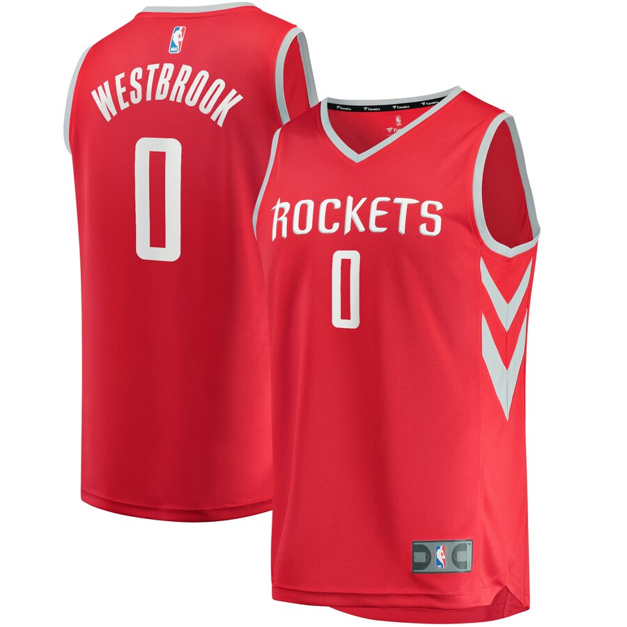 Russell Westbrook Houston Rockets Fanatics Branded 2019-20 Fast Break Replica Player Jersey Red - Icon Edition