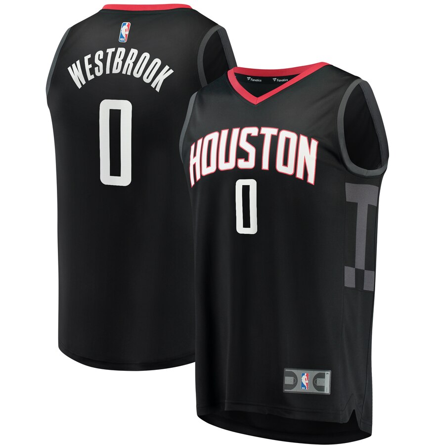 Russell Westbrook Houston Rockets Fanatics Branded Youth Fast Break Replica Jersey Black - Statement Edition