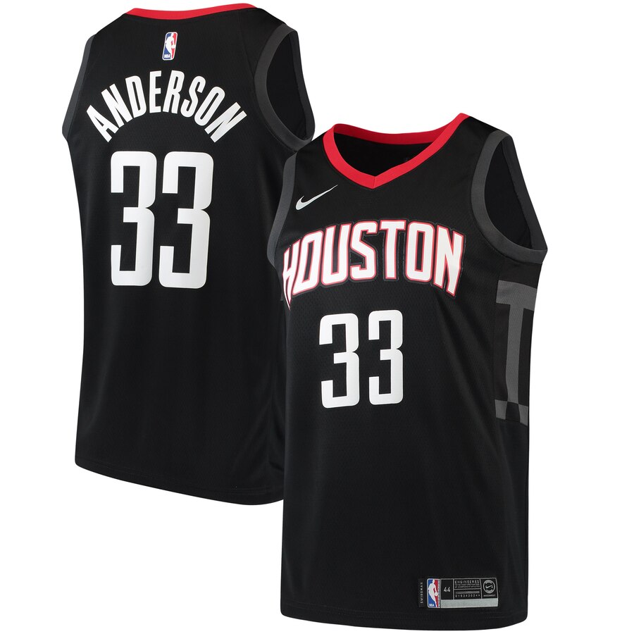 Ryan Anderson Houston Rockets Swingman Jersey - Statement Edition - Black