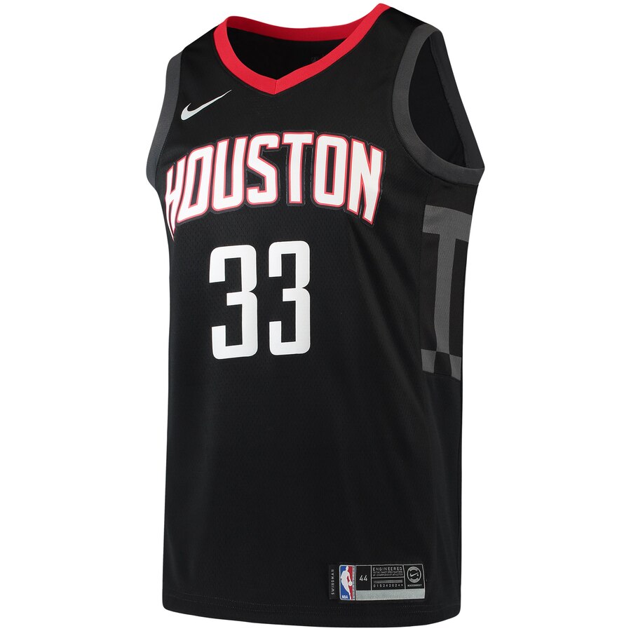 Alternative view of Ryan Anderson Houston Rockets Swingman Jersey - Statement Edition - Black