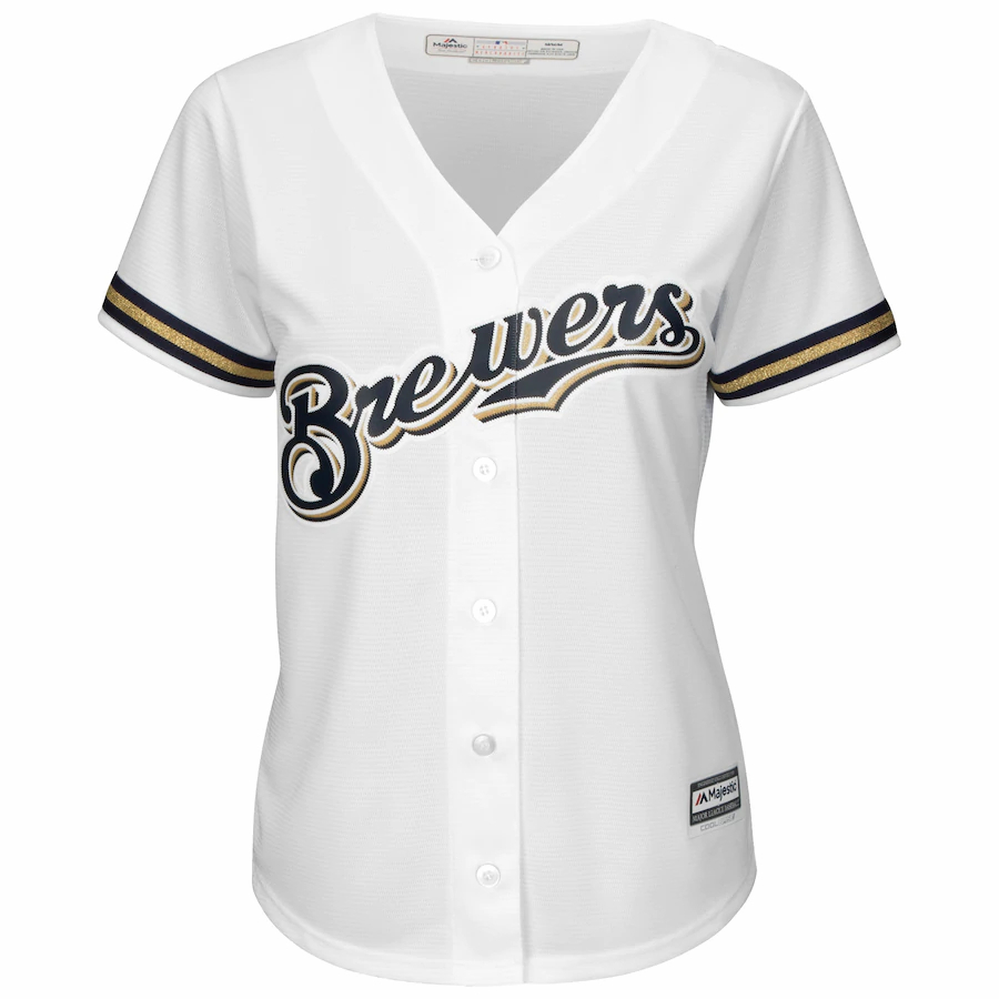 Alternative view of Ryan Braun Milwaukee Brewers Majestic Women's Alternate Cool Base Replica Player Jersey - White