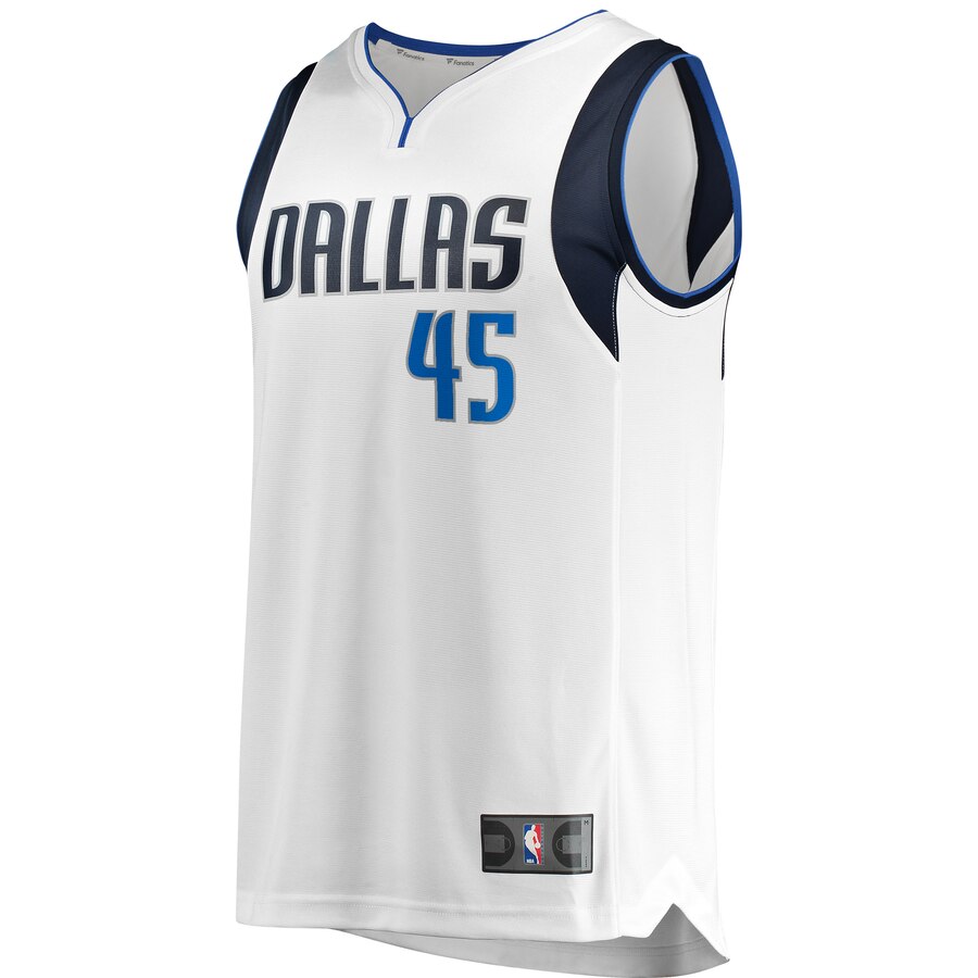 Alternative view of Ryan Broekhoff Dallas Mavericks Fanatics Branded Youth Fast Break Replica Player Jersey - Association Edition - White
