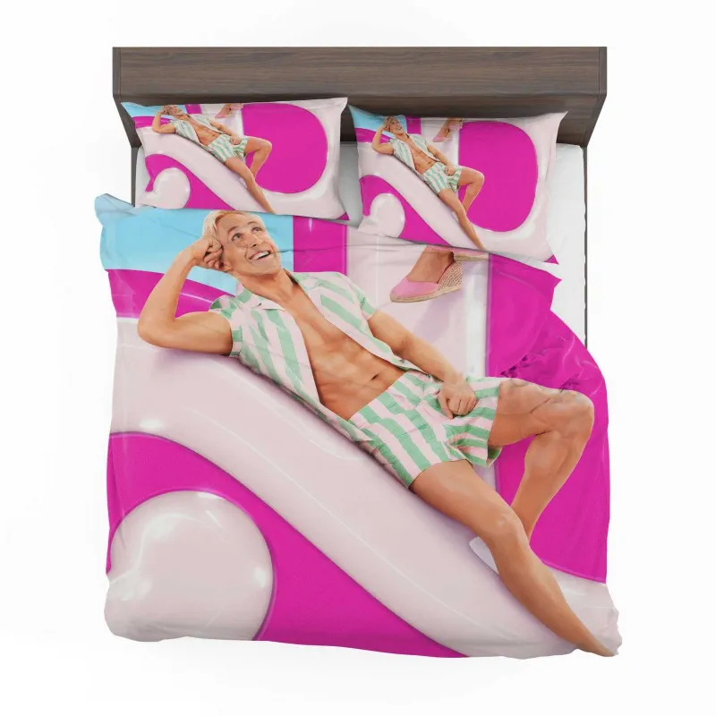 Alternative view of Ryan Gosling As Ken Barbies Movie Bedding Set - Custom Bedding Set