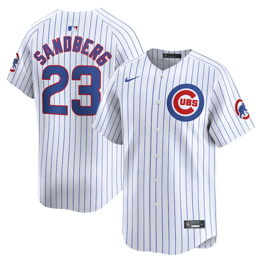 Ryne Sandberg 23 Chicago Cubs Home Limited Player Men Jersey - White