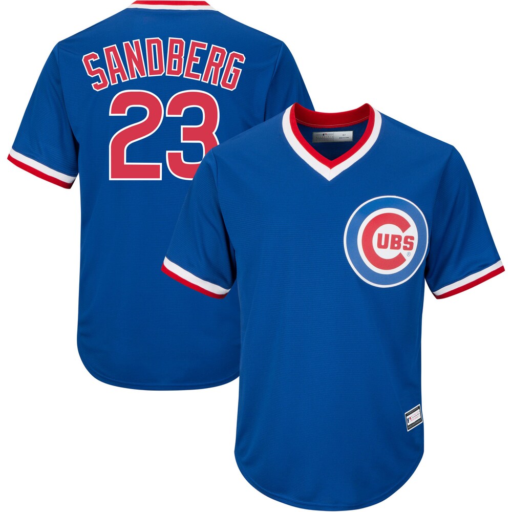 Ryne Sandberg Chicago Cubs Road Cooperstown Collection Player Jersey - Royal