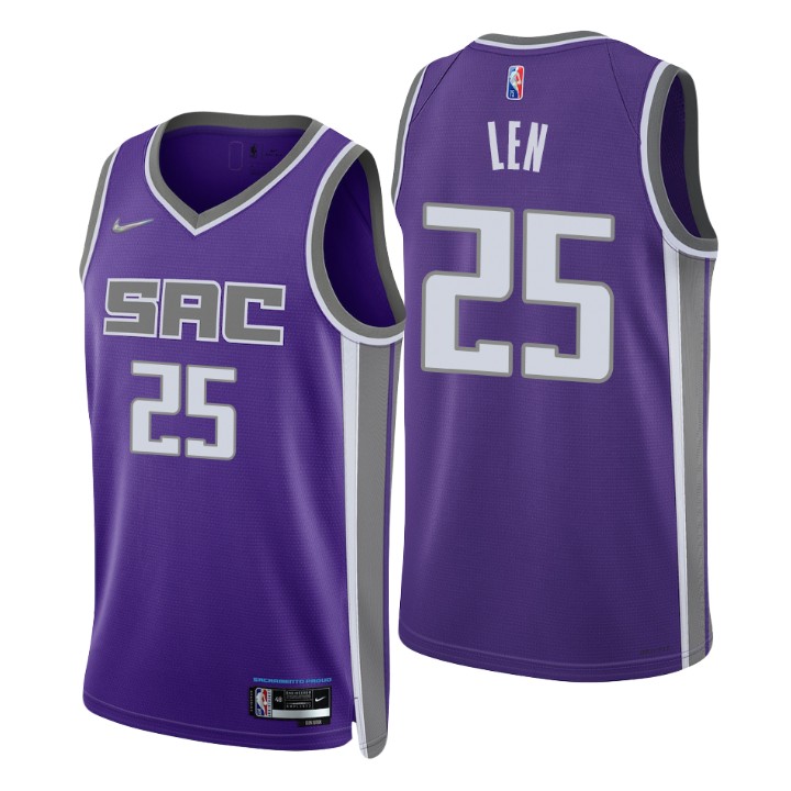 Sacramento Kings Alex Len 75th Anniversary Jersey