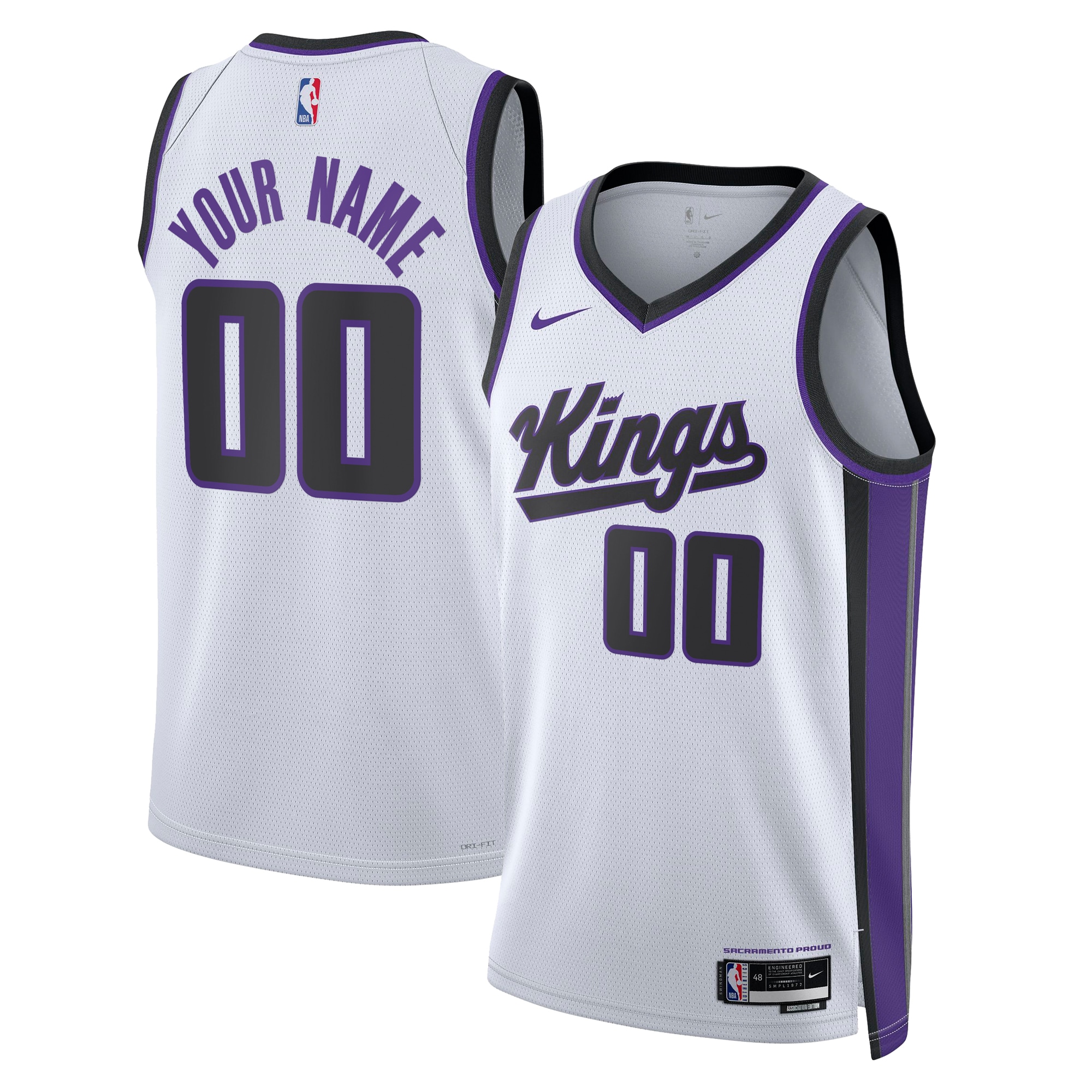 Sacramento Kings Association Swingman Jersey - Custom - Unisex - JS896 