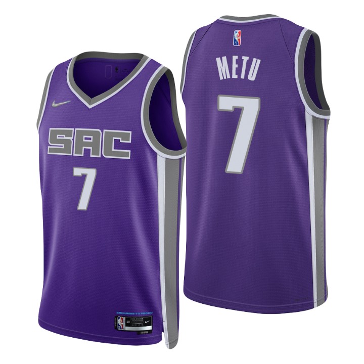 Sacramento Kings Chimezie Metu 75th Anniversary Jersey