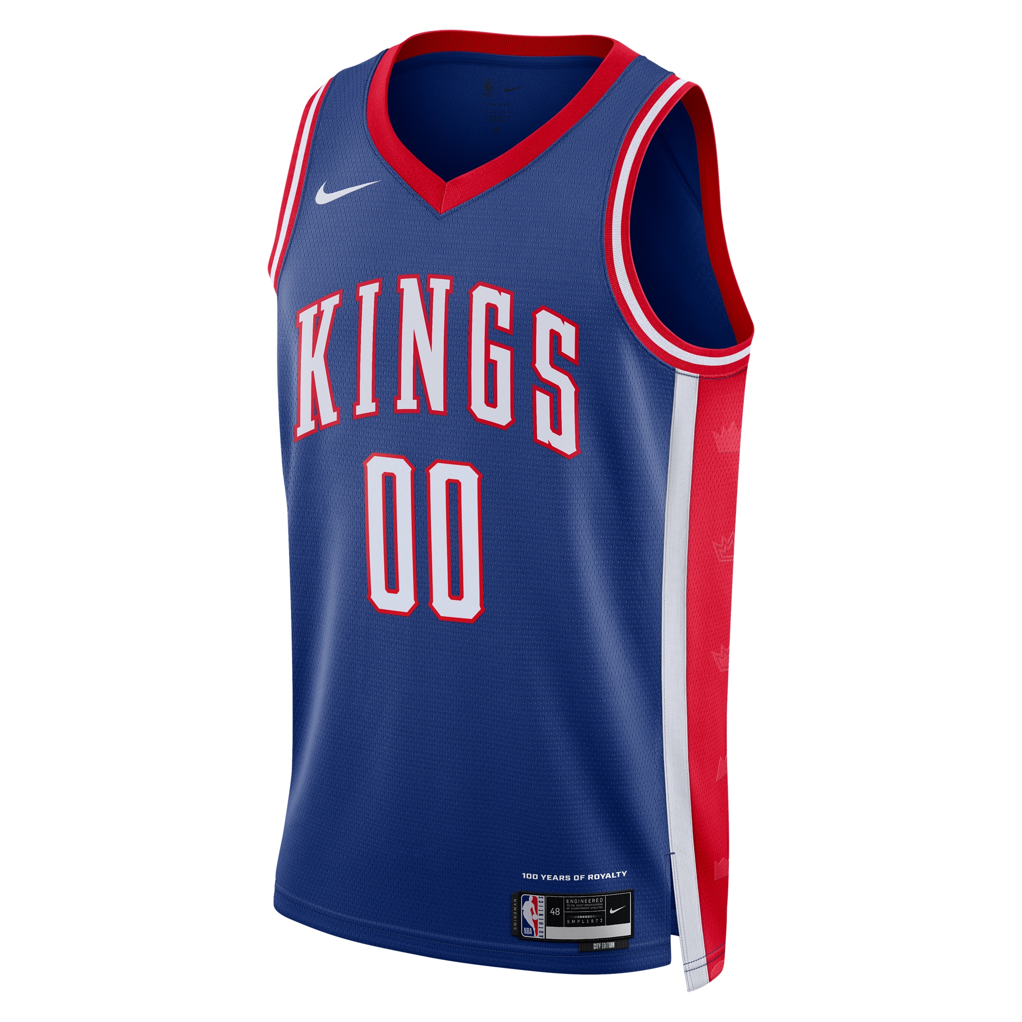 Alternative view of Sacramento Kings City Edition Swingman Jersey 2024 - Custom - Unisex - JS881 