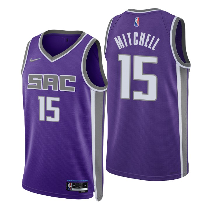 Sacramento Kings Davion Mitchell 75th Anniversary Jersey