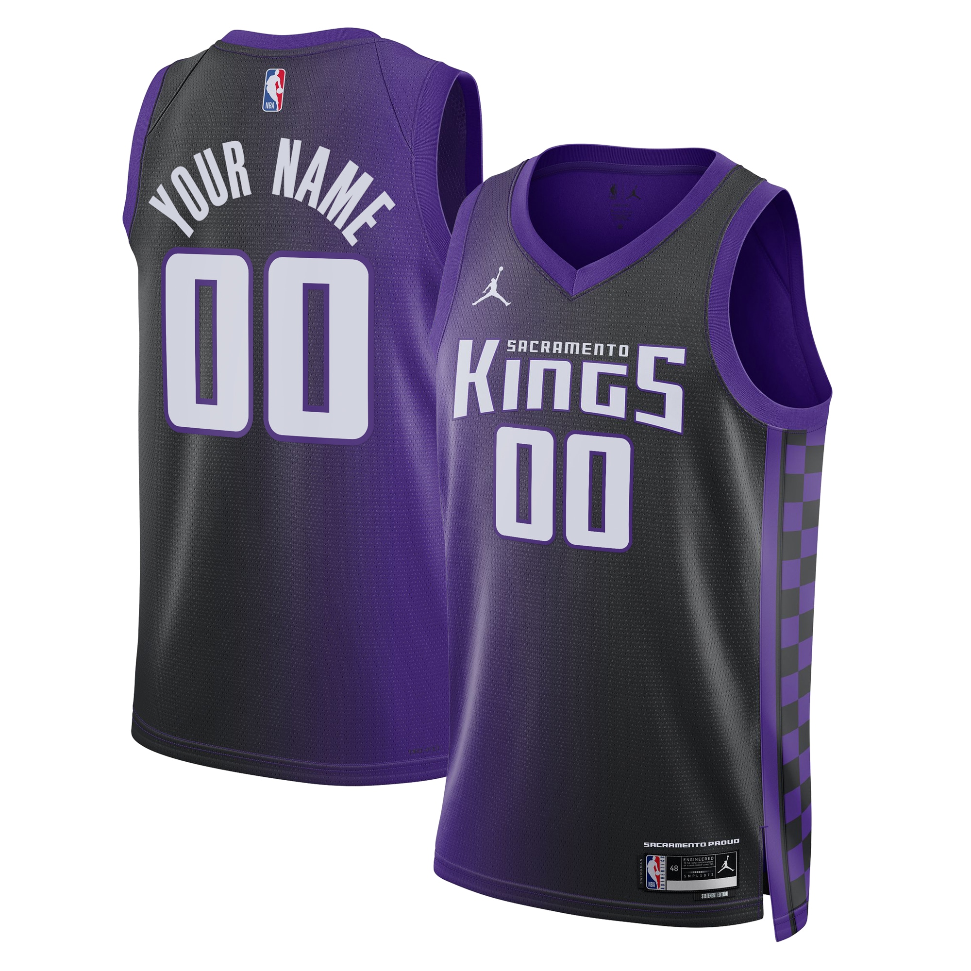 Sacramento Kings Jordan Statement Swingman Jersey - Custom - Unisex - JS721 