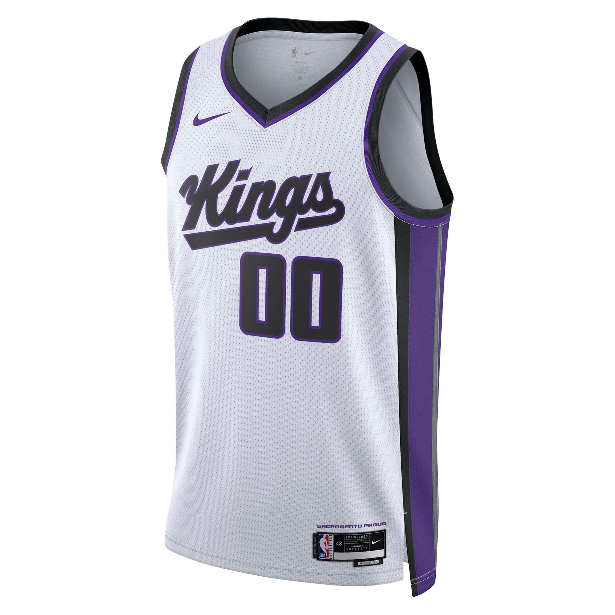 Alternative view of Sacramento Kings Unisex Swingman Custom Jersey - Association Edition - White