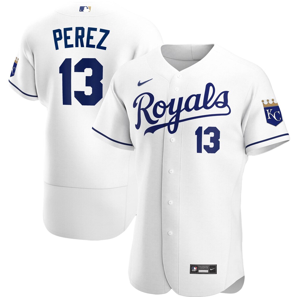 Salvador Perez Kansas City Royals Home 2020 Player Jersey - White