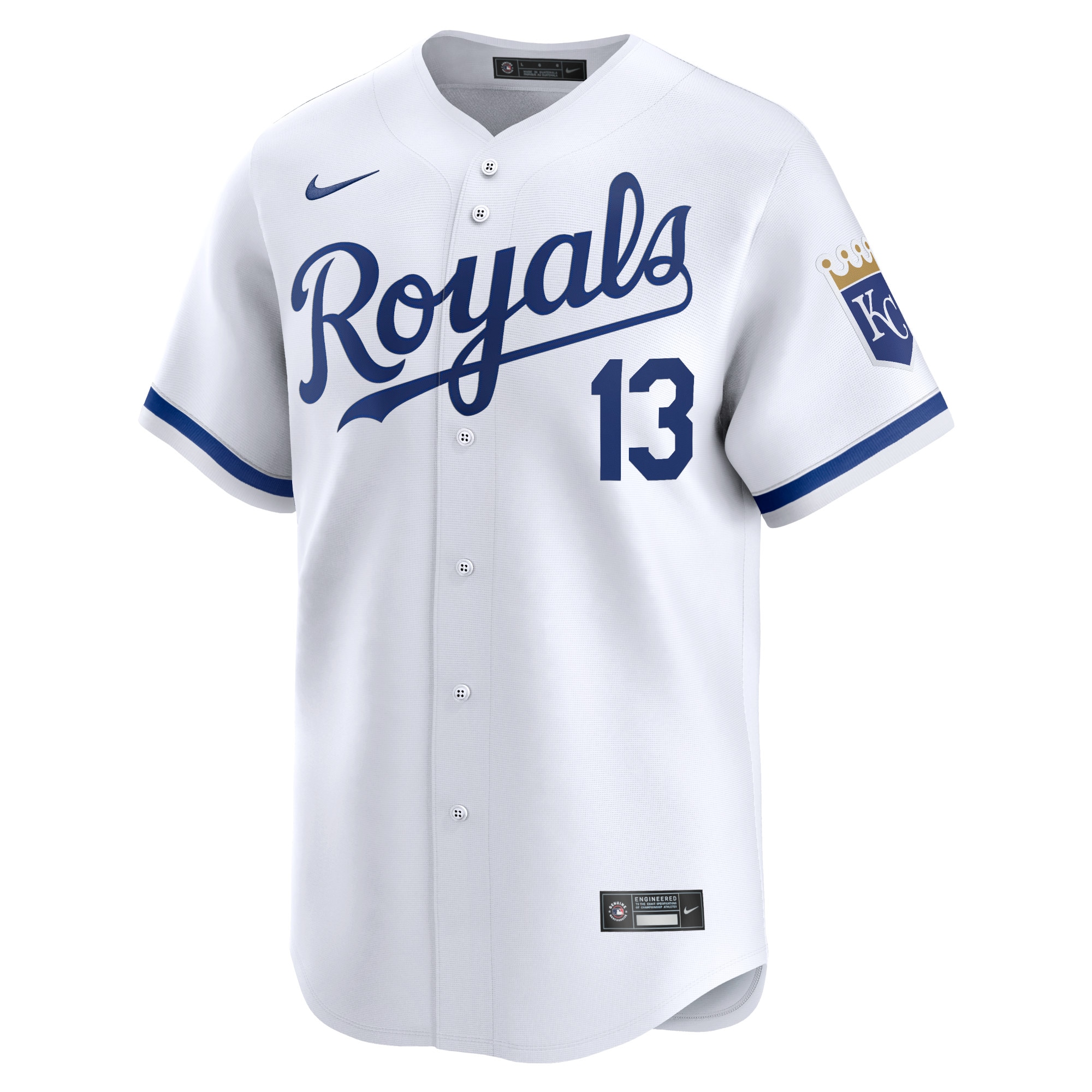 Alternative view of Salvador Perez Kansas City Royals Home Limited Player Jersey - White