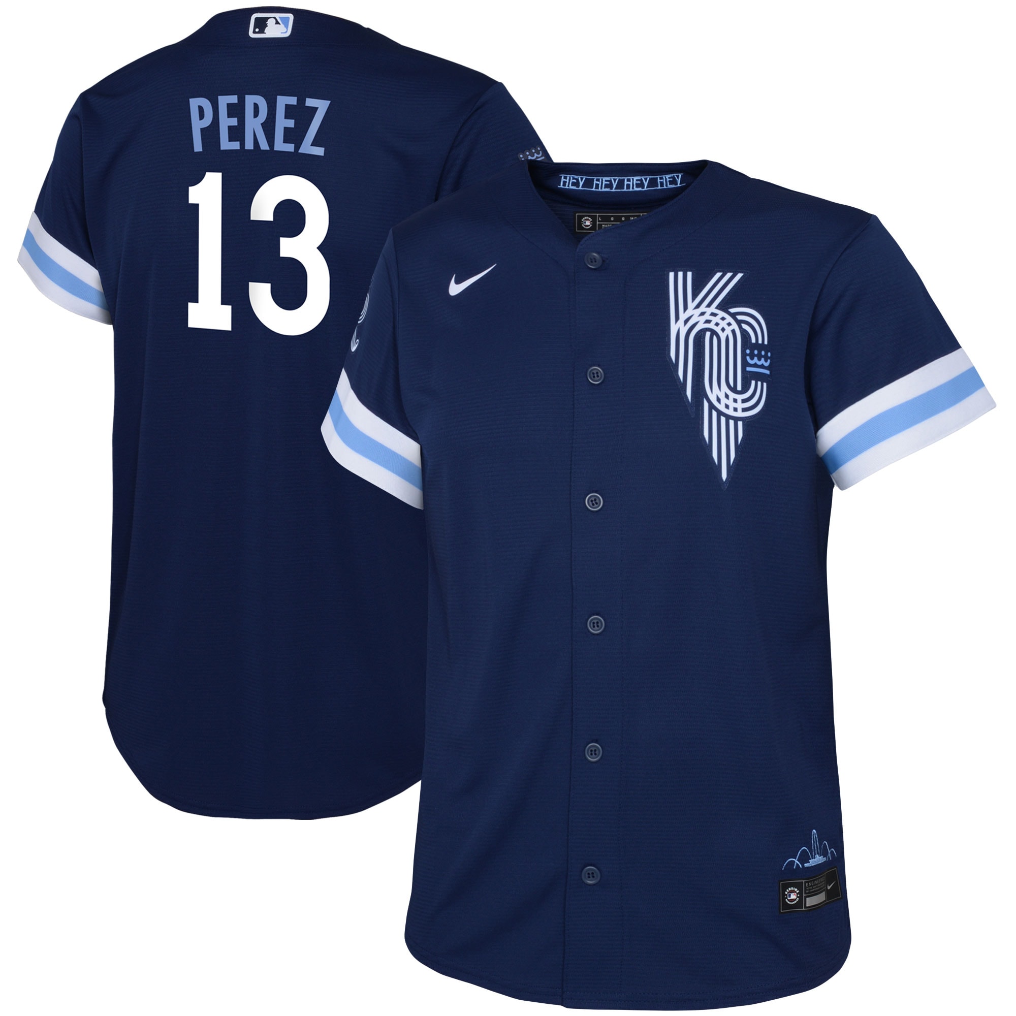 Salvador Perez Kansas City Royals Toddler City Connect Replica Player Jersey - Navy