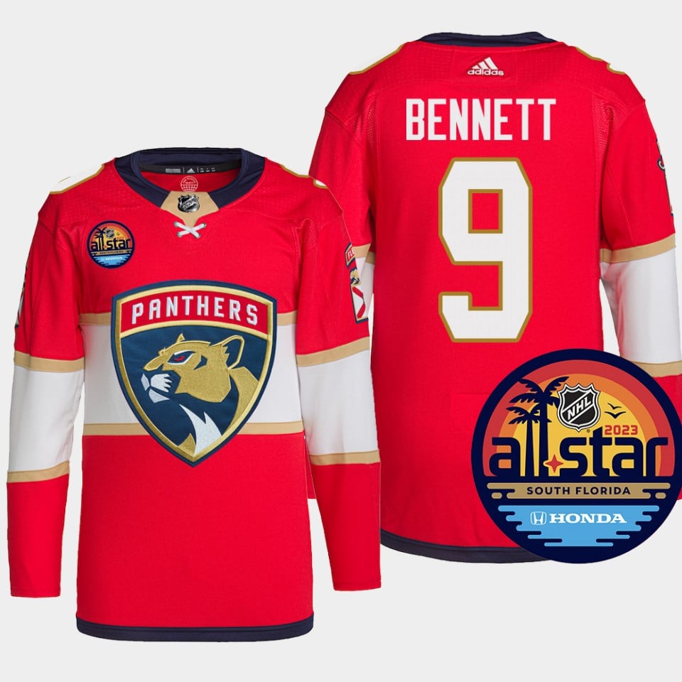 Sam Bennett 9 Florida Panthers 2023 All-Star Game Jersey Red Equipment - JS208 