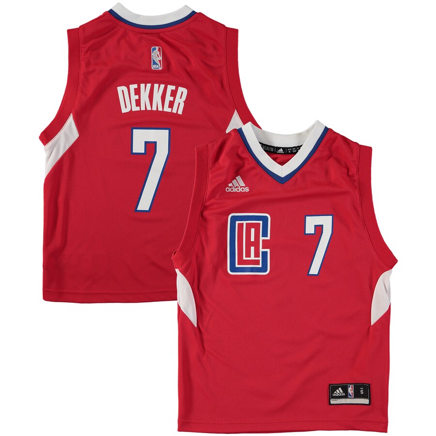 Sam Dekker La Clippers Adidas Youth Replica Jersey - Red