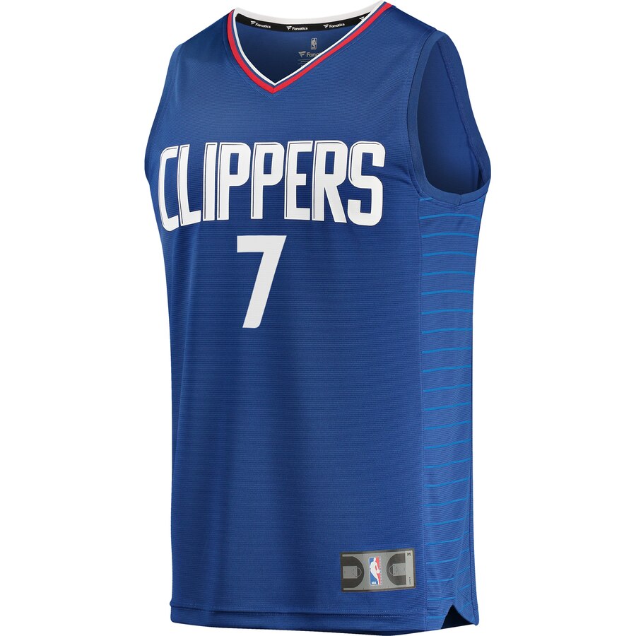 Alternative view of Sam Dekker La Clippers Fanatics Branded Youth Fast Break Replica Jersey Blue - Icon Edition