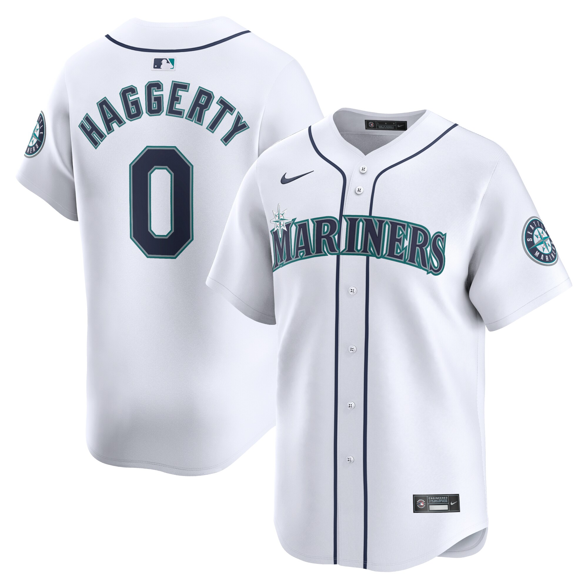Sam Haggerty Seattle Mariners Home Limited Player Jersey - White
