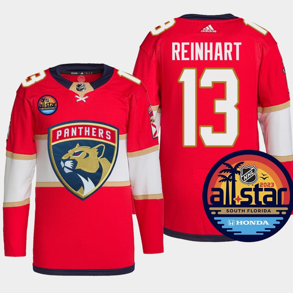 Sam Reinhart 13 Florida Panthers 2023 All-Star Game Jersey Red Equipment - JS662 