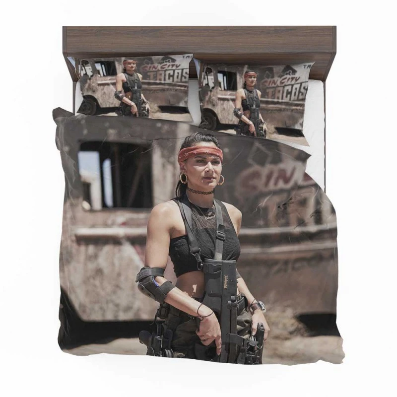 Alternative view of Samantha Jo As Chambers In The Movie Army Of The Dead Bedding Set - Custom Bedding Set