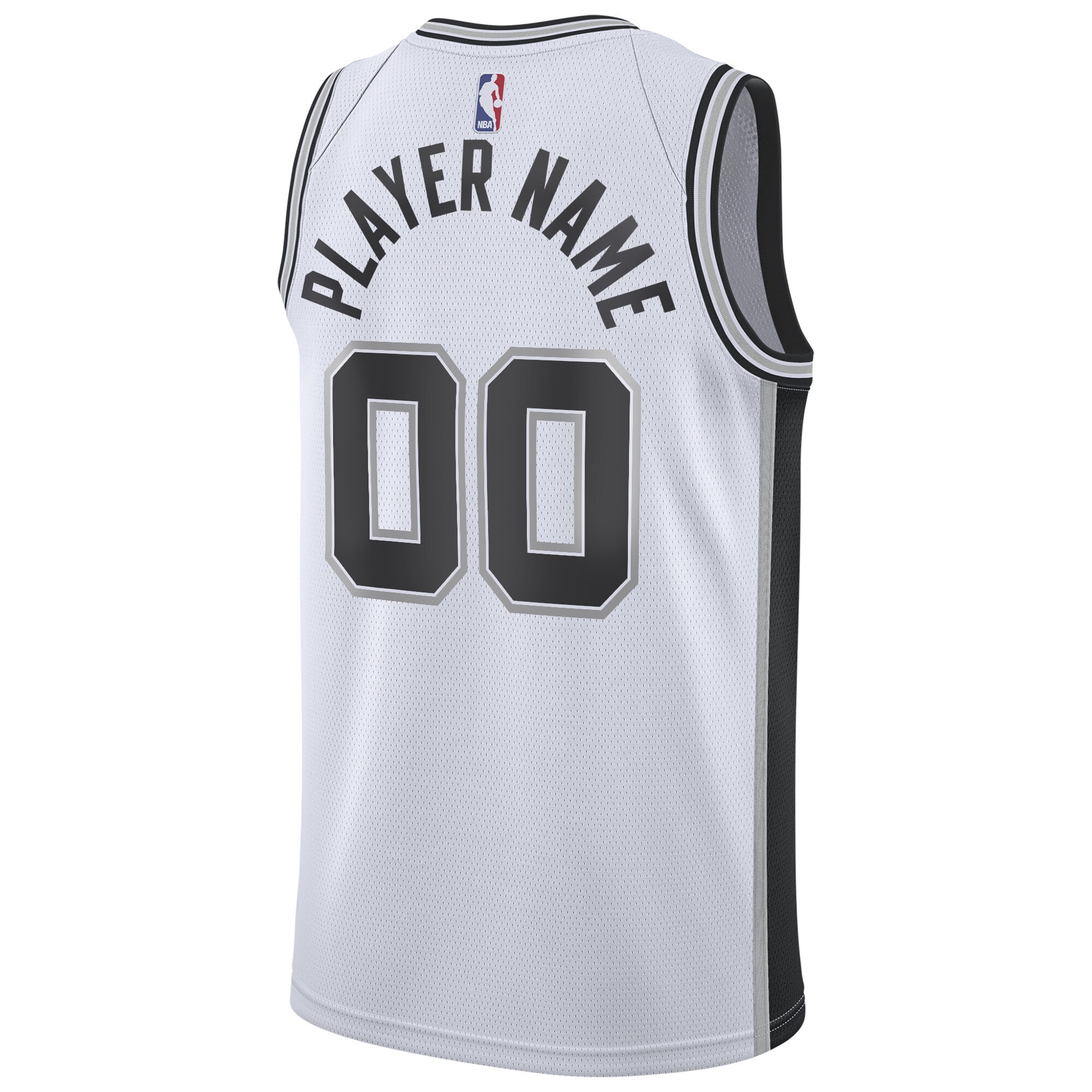 Alternative view of San Antonio Spurs Association Swingman Jersey - Custom - Mens - JS427 