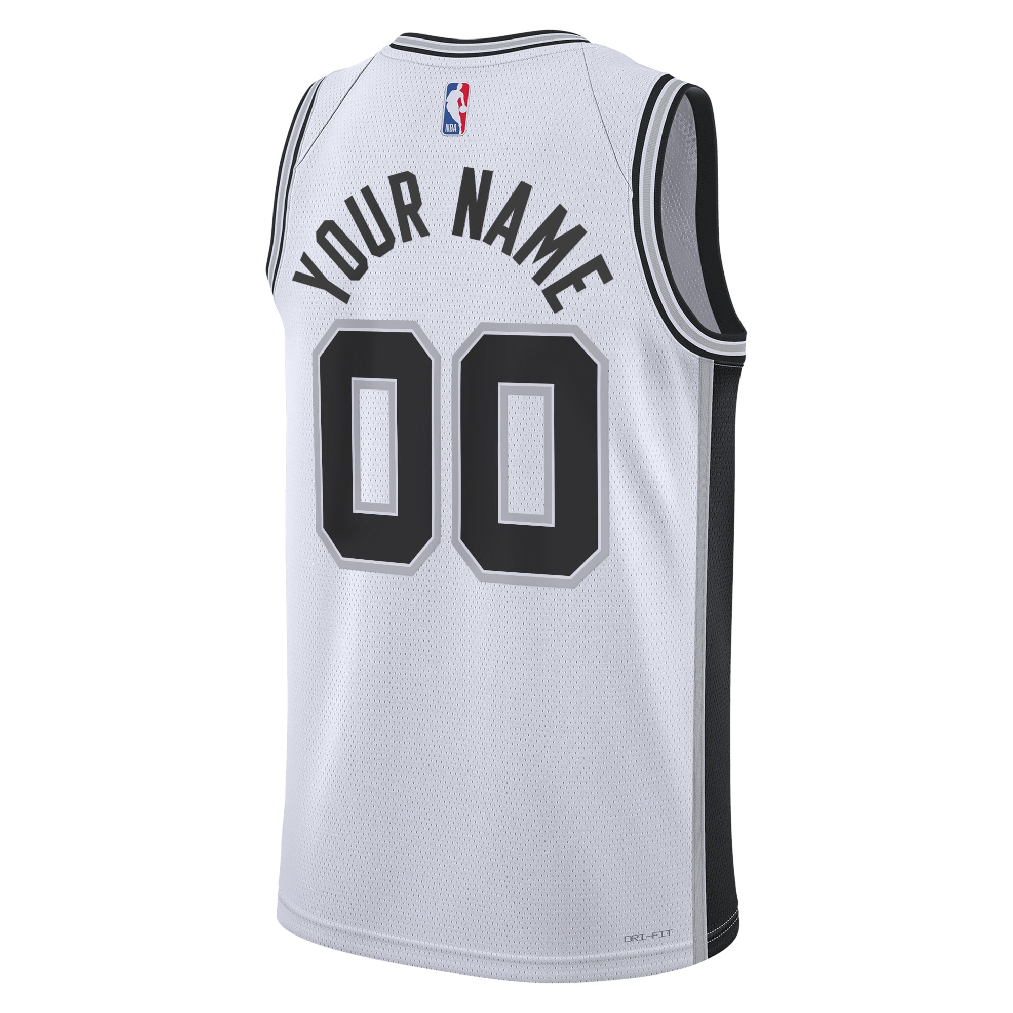 Alternative view of San Antonio Spurs Association Swingman Jersey - Custom - Unisex - JS165 