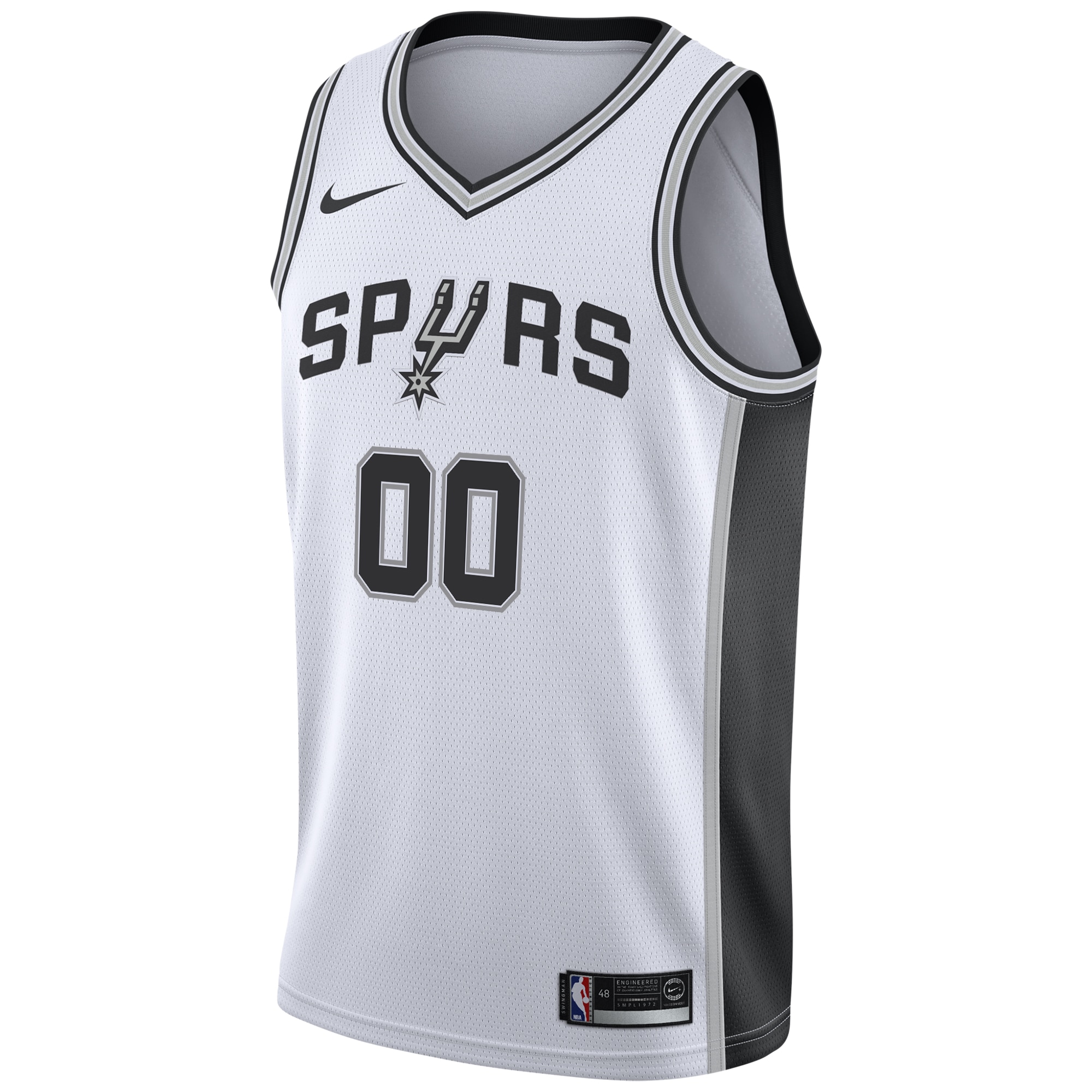 Alternative view of San Antonio Spurs Association Swingman Jersey - Custom - Youth - JS815 