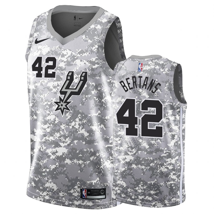 San Antonio Spurs Davis Bertans Camo Earned Edition Jersey