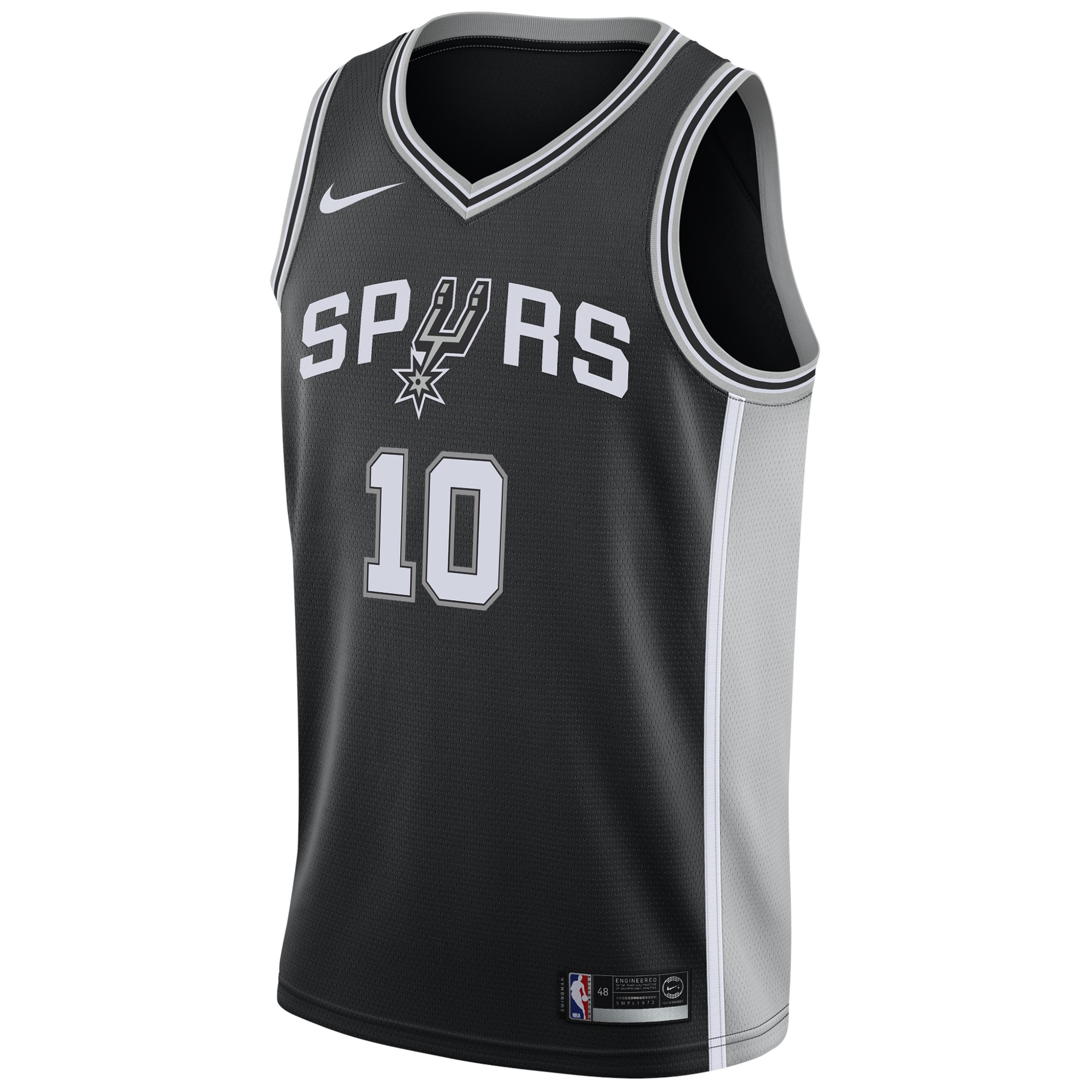 San Antonio Spurs Icon Edition Swingman Jersey - Black - Jeremy Sochan - Mens - JS674 