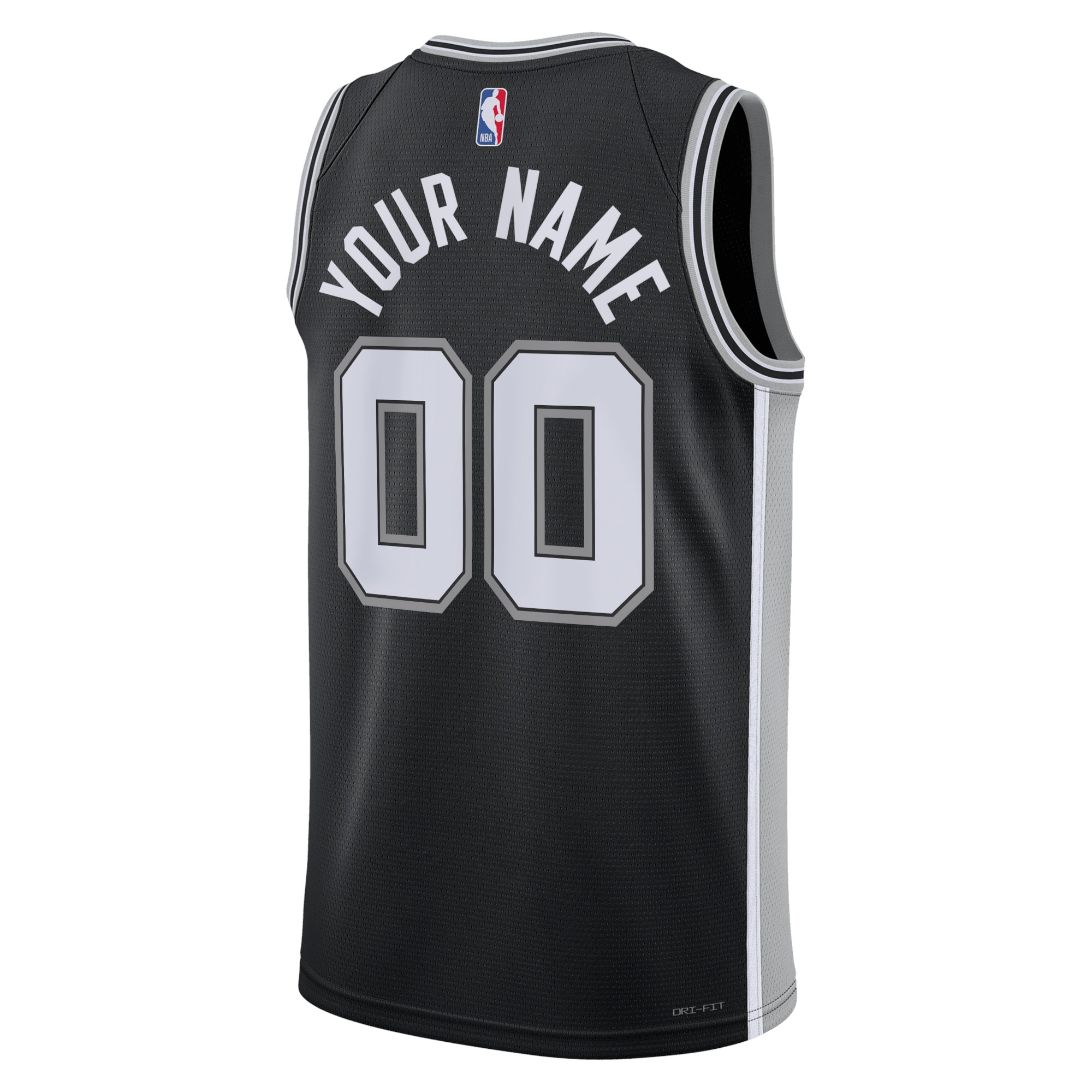 Alternative view of San Antonio Spurs Icon Swingman Jersey - Custom - Unisex - JS608 