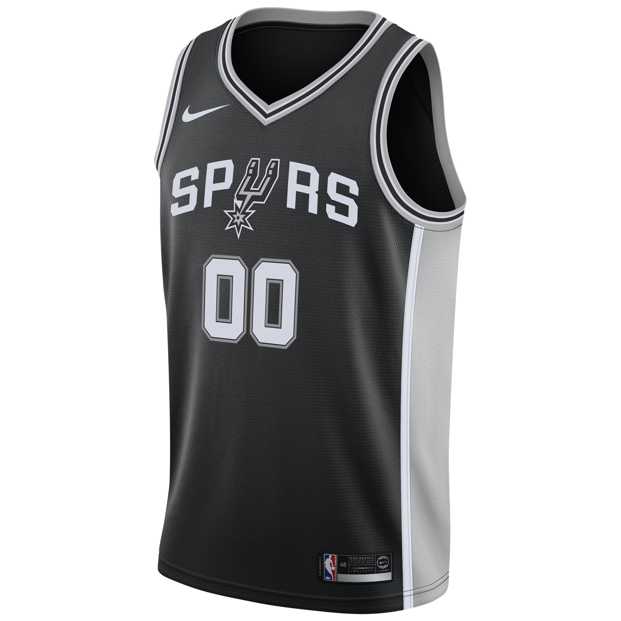 Alternative view of San Antonio Spurs Icon Swingman Jersey - Custom - Youth - JS132 