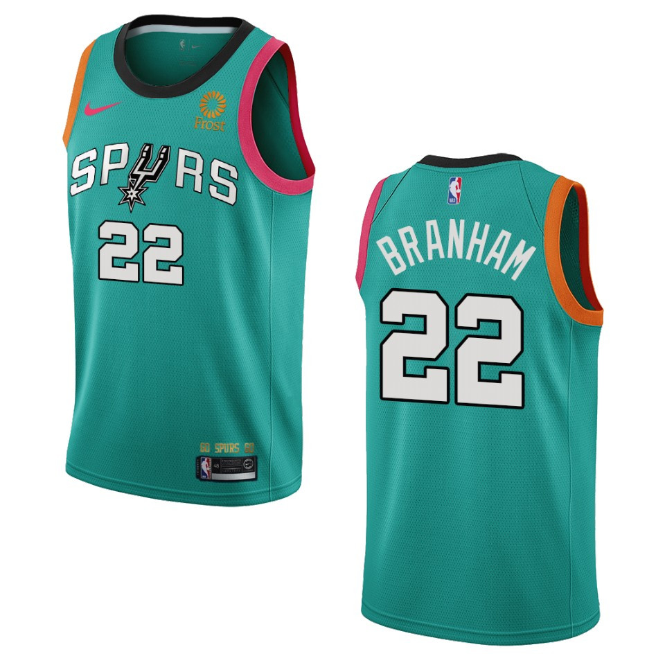 San Antonio Spurs Malaki Branham Teal City Edition 2022-23 Swingman Jersey