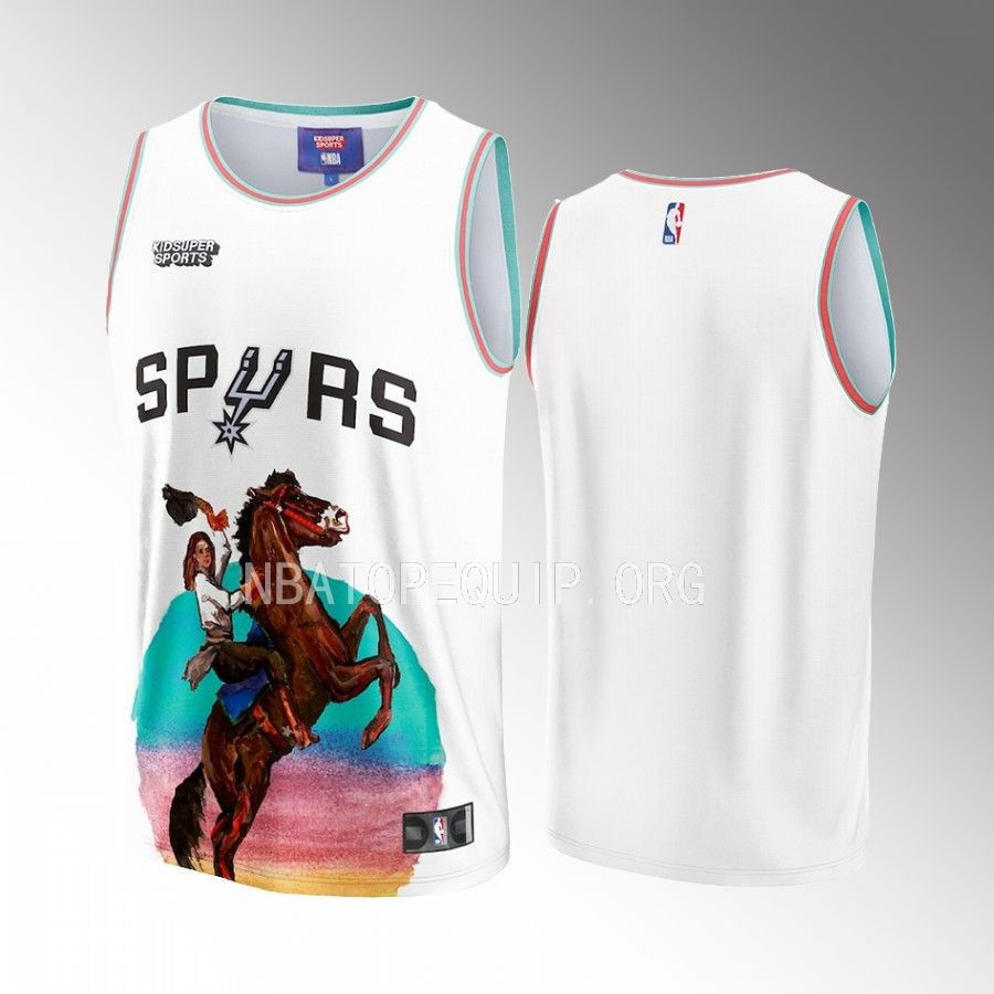 San Antonio Spurs NBA & KidSuper Studios Unisex Hometown Jersey - JS624 