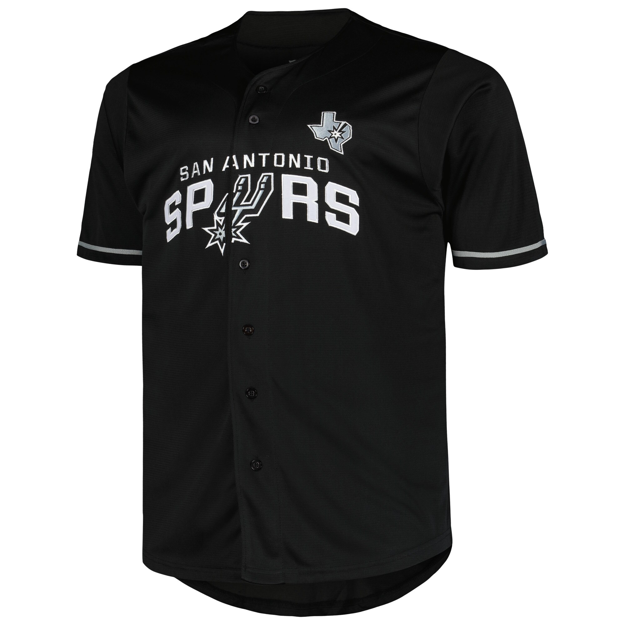 Alternative view of San Antonio Spurs Profile Big & Tall Pop Jersey - Black
