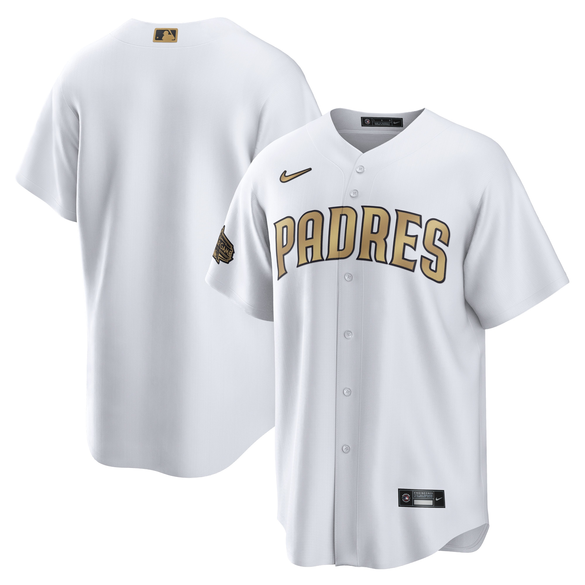 San Diego Padres 2022 Mlb All-star Game Replica Blank Jersey - White