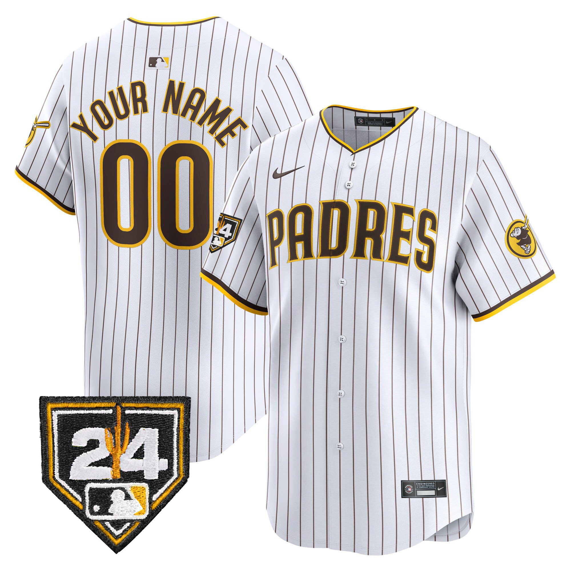 San Diego Padres 2024 Spring Training Custom Men Jersey - White 