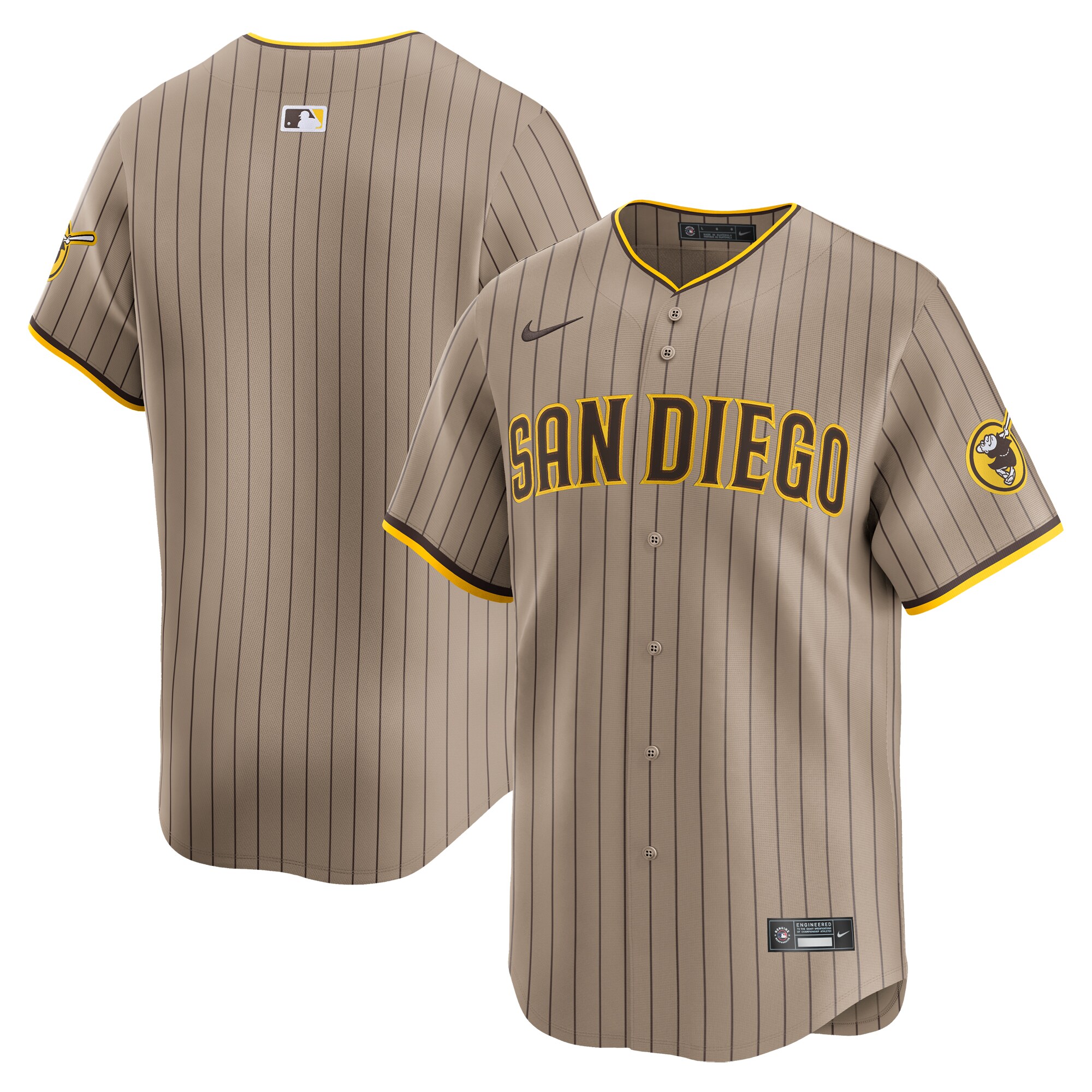 San Diego Padres Alternate Limited JerseyÃƒâ€šÃ‚Â ÃƒÂ¢Ã¢â€šÂ¬Ã¢â‚¬Å“ Khaki