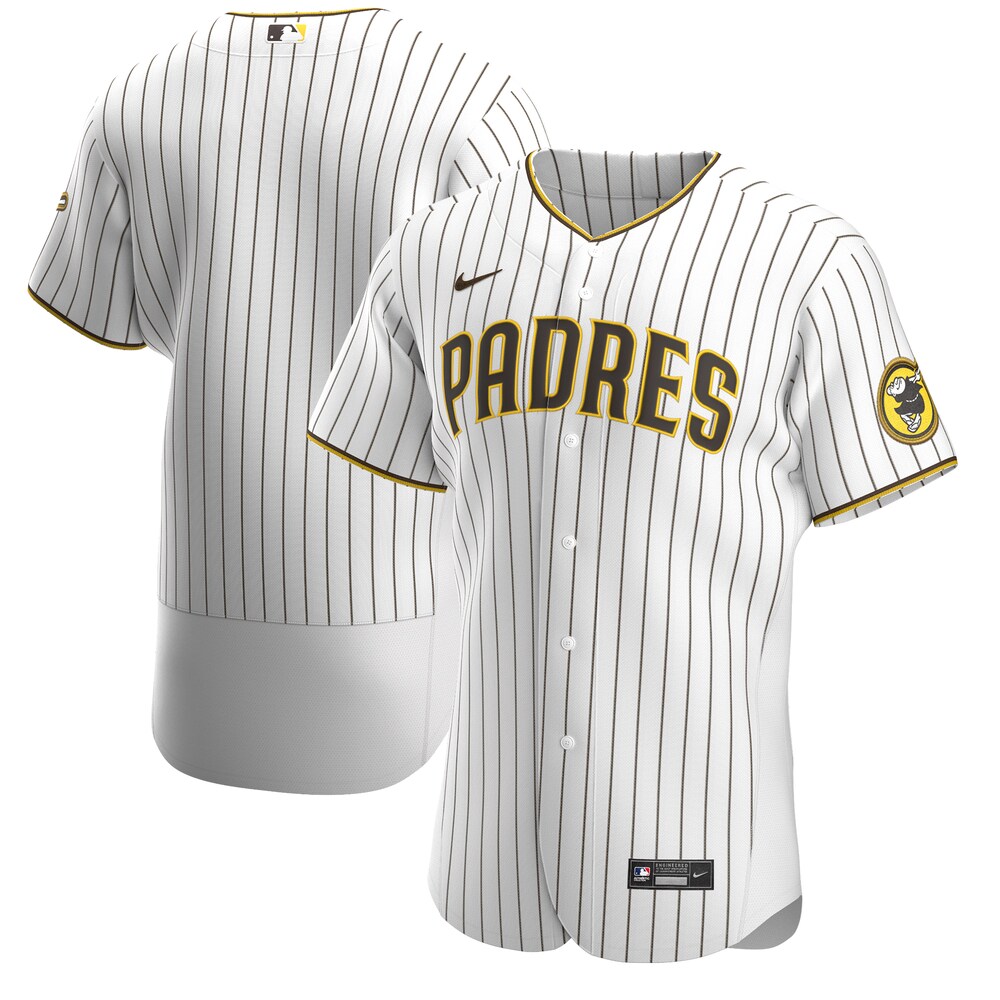 San Diego Padres Home 2020 Team Jersey - White/brown