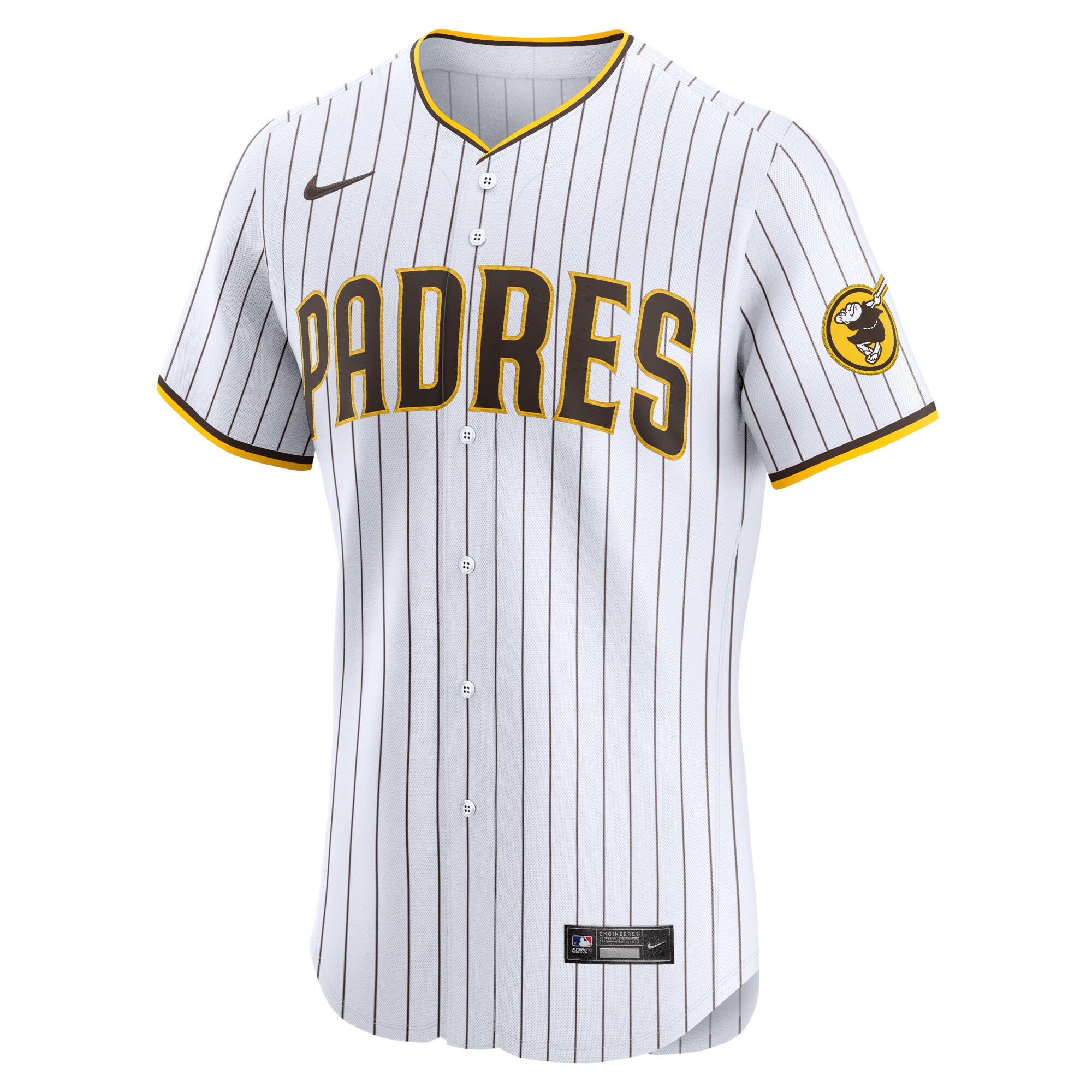 Alternative view of San Diego Padres Home Elite Jersey - White